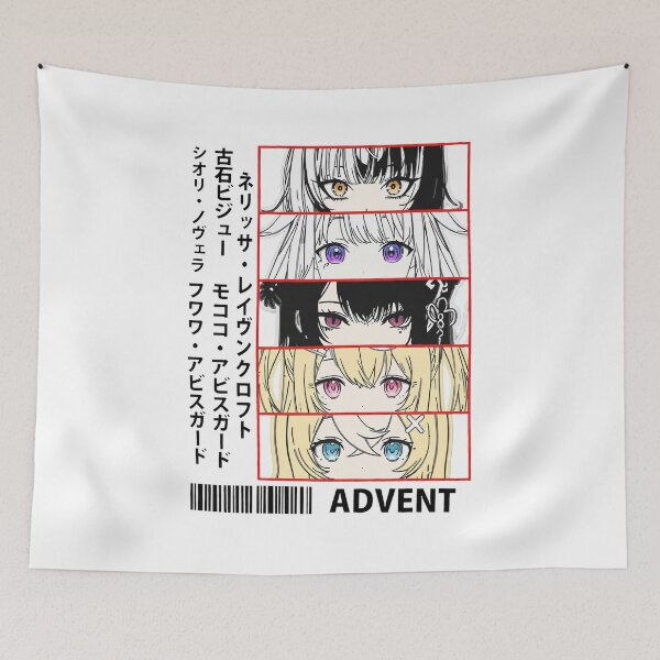 Item preview, Anime Advent Eyes Manga Style Design designed and sold by DENMSTAD.