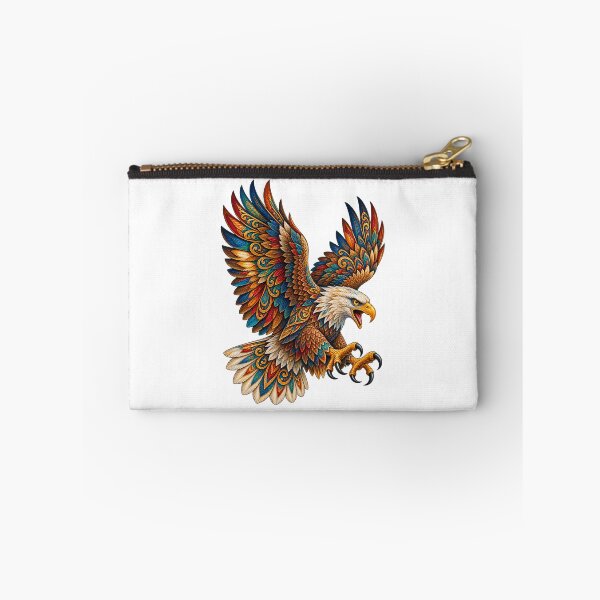 Item preview, Colorful Bohemian Bald Eagle – Ornamental Raptor Art designed and sold by PeanutGalSean.