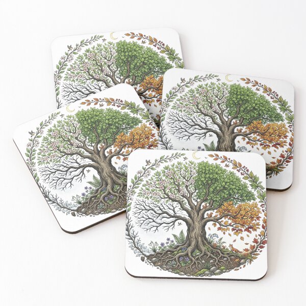 Item preview, Tree of Seasons – The Beauty of Nature designed and sold by meghnad.