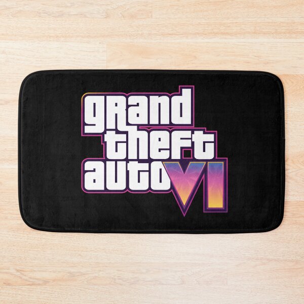 Item preview, GTA 6 Grand Theft Auto 6 Vice City Logo designed and sold by BubblePopRed.