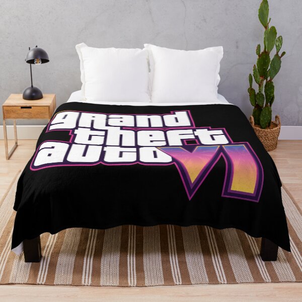 Artikelvorschau, GTA 6 Grand Theft Auto 6 Vice City Logo entworfen und verkauft von BubblePopRed.