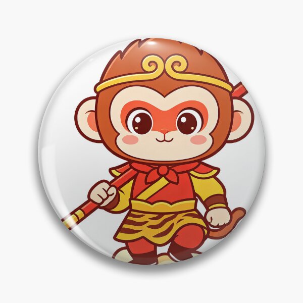 Item preview, Cute Kawaii Chibi Sun Wukong Flying Nimbus designed and sold by DigArtis.