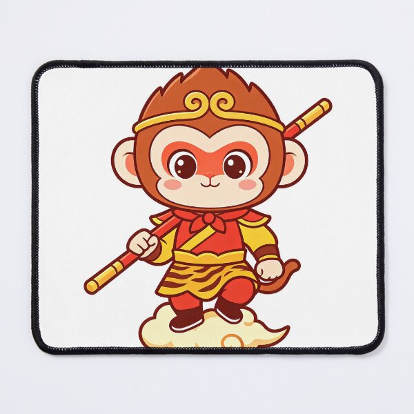 Item preview, Cute Kawaii Chibi Sun Wukong Flying Nimbus designed and sold by DigArtis.