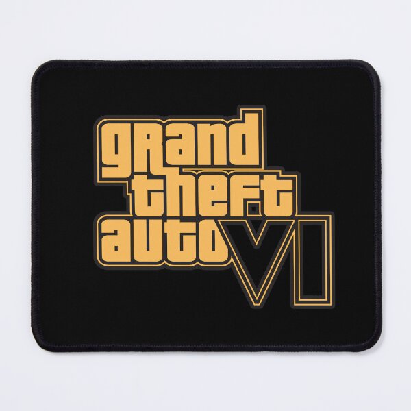 Item preview, GTA 6 Grand Theft Auto 6 Vice City Logo Gold designed and sold by BubblePopRed.