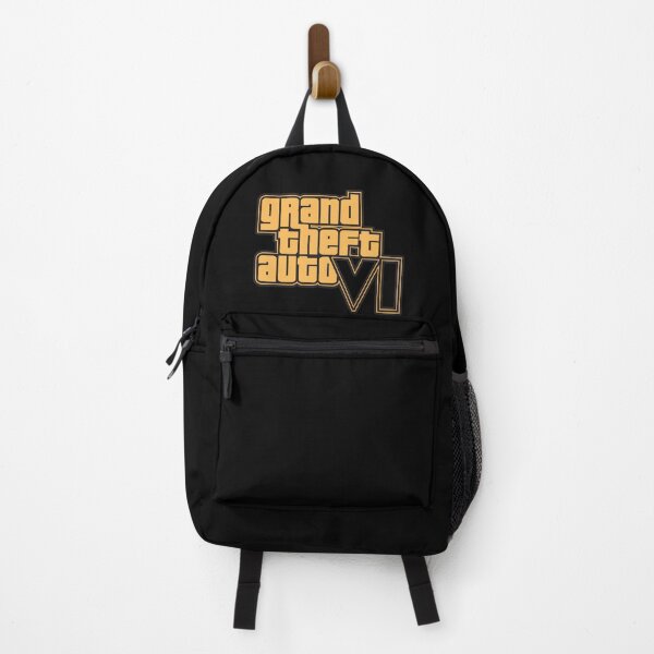 Item preview, Logotipo dorado de GTA 6 Grand Theft Auto 6 Vice City designed and sold by BubblePopRed.