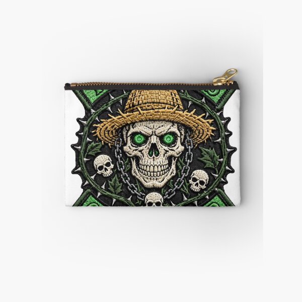 Item preview, Gut Bouncer Straw Hat Skull | Biker Patch Graphic designed and sold by TOCOCLAWS.