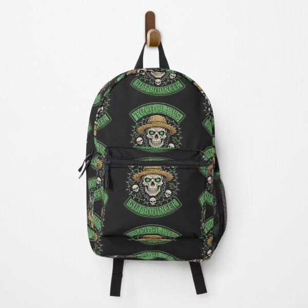 Item preview, Gut Bouncer Straw Hat Skull | Biker Patch Graphic designed and sold by TOCOCLAWS.