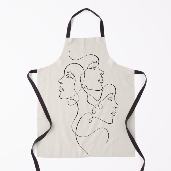 Item preview, Female Face Outline - Minimalist Continuous Line Artwork designed and sold by FemmePod.