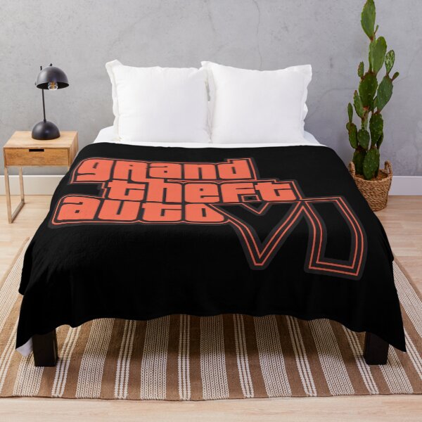 Artikelvorschau, GTA 6 Grand Theft Auto 6 Vice City Logo Rot entworfen und verkauft von BubblePopRed.