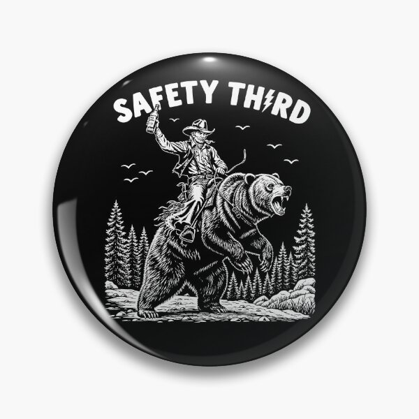 Item preview, Safety Third Funny Guys Grizzly Bear designed and sold by milomatchart.