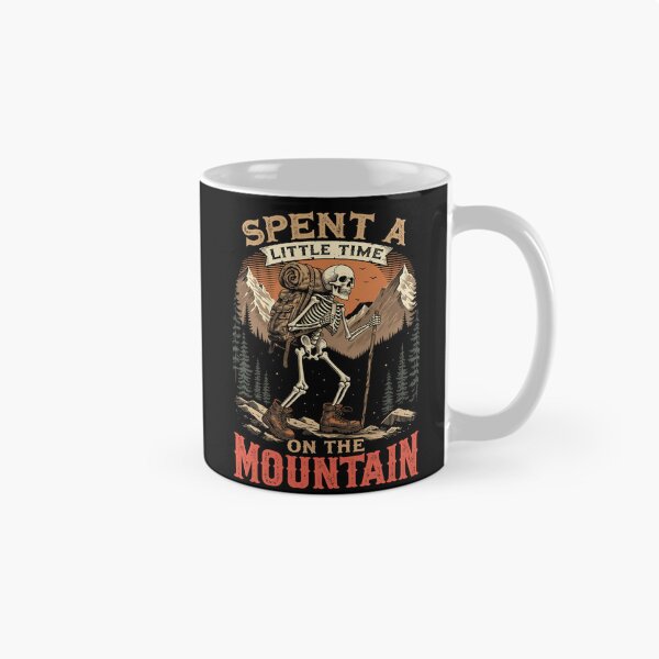 Item preview, Spent a Little Time on the Mountain Skeleton Hiker designed and sold by Zizo-DR44.