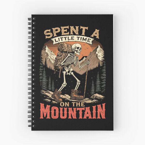 Item preview, Spent a Little Time on the Mountain Skeleton Hiker designed and sold by Zizo-DR44.