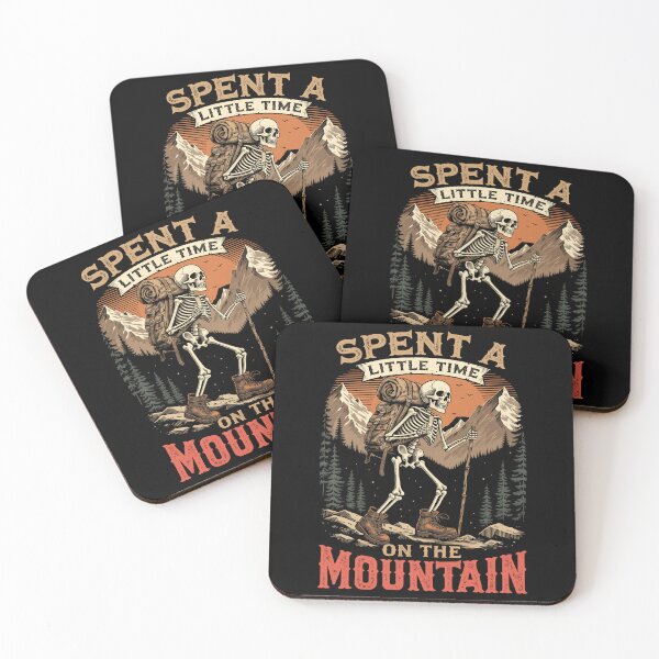 Item preview, Spent a Little Time on the Mountain Skeleton Hiker designed and sold by Zizo-DR44.