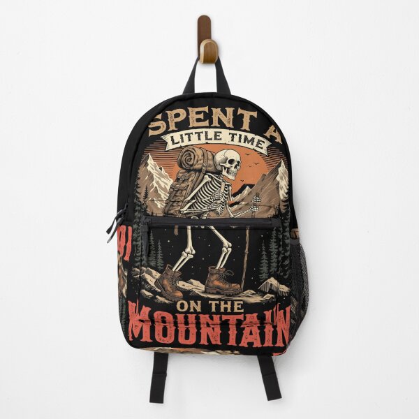 Item preview, Spent a Little Time on the Mountain Skeleton Hiker designed and sold by Zizo-DR44.