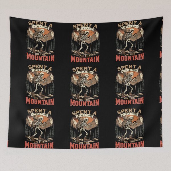 Item preview, Spent a Little Time on the Mountain Skeleton Hiker designed and sold by Zizo-DR44.