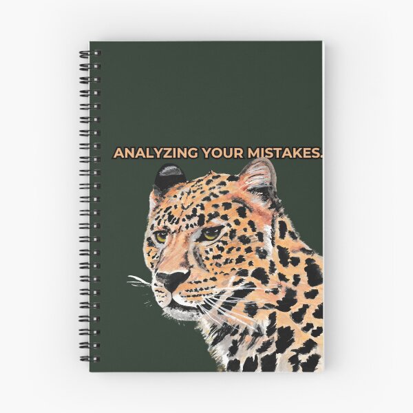 Item preview, Analysing your mistakes - Funny Jaguar Painting designed and sold by viviwildpaint.