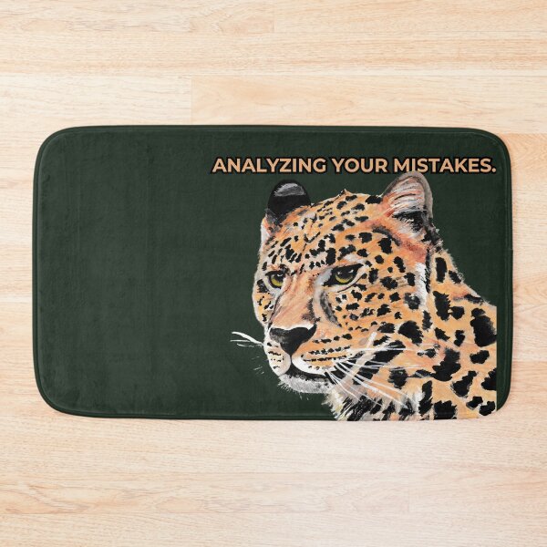 Item preview, Analysing your mistakes - Funny Jaguar Painting designed and sold by viviwildpaint.