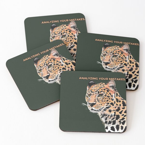 Item preview, Analysing your mistakes - Funny Jaguar Painting designed and sold by viviwildpaint.