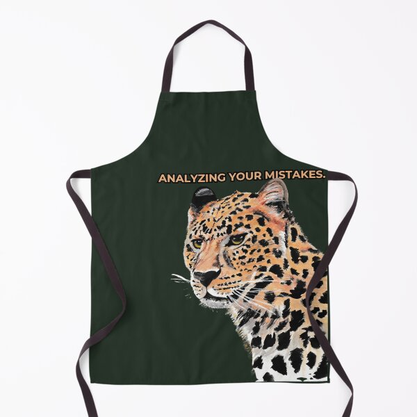Item preview, Analysing your mistakes - Funny Jaguar Painting designed and sold by viviwildpaint.