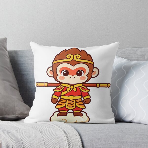 Item preview, Cute Kawaii Chibi Sun Wukong Golden Staff designed and sold by DigArtis.