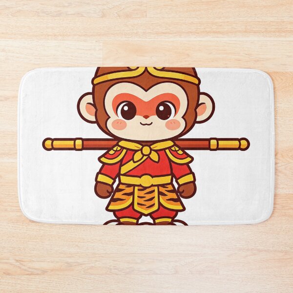 Item preview, Cute Kawaii Chibi Sun Wukong Golden Staff designed and sold by DigArtis.