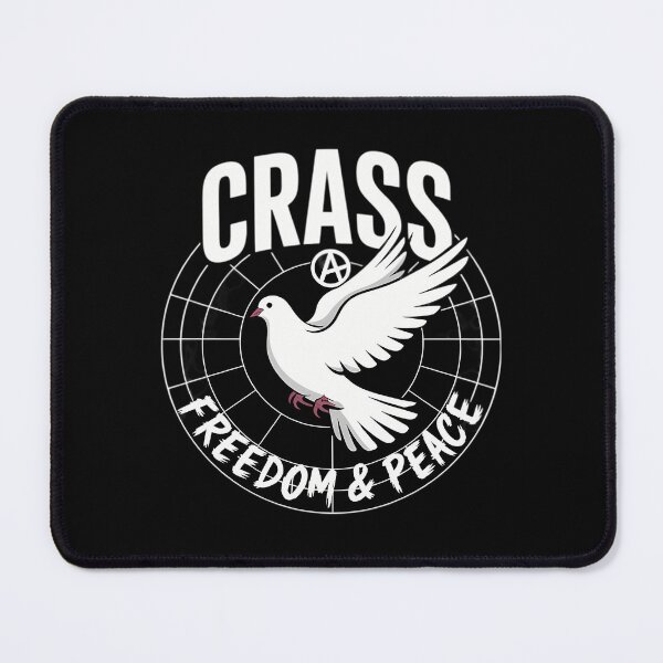 Item preview, Crass Freedom & Peace Anarchy Dove Band Logo designed and sold by ImogenDavisArt.