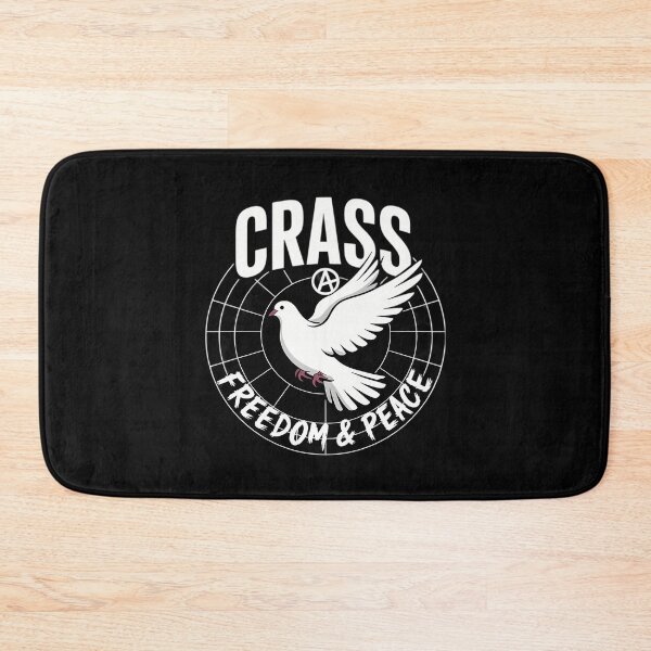 Item preview, Crass Freedom & Peace Anarchy Dove Band Logo designed and sold by ImogenDavisArt.