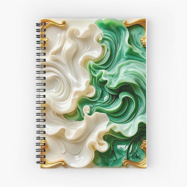 Item preview, Polished Malachite and Gold Geometric Relief designed and sold by Vicky Brago-Mitchell®.