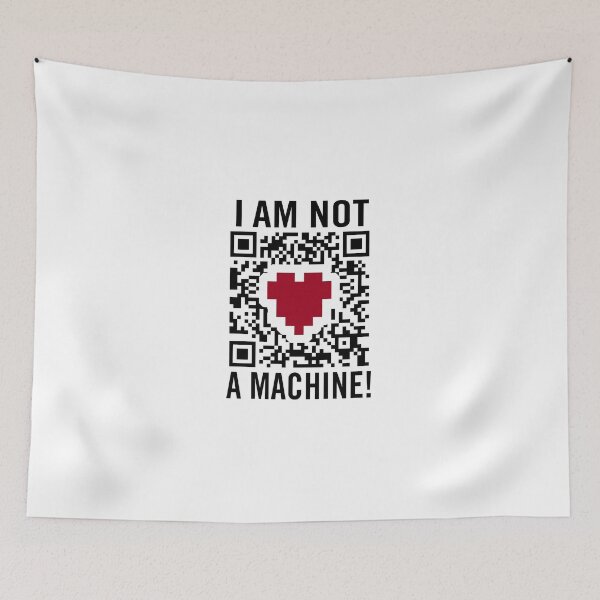 Item preview, I Am Not A Machine designed and sold by veganmarksydney.