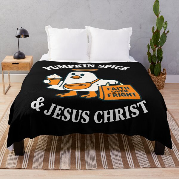 Item preview, Pumpkin Spice And Jesus Christ Halloween designed and sold by PeggyGilligan.
