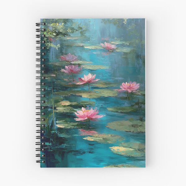 Item preview, Water Lilies by Claude Monet Fan Art Watercolor Painting Vintage Botanical Floral Flowers Nature Digital Illustration designed and sold by Matt_Smith.