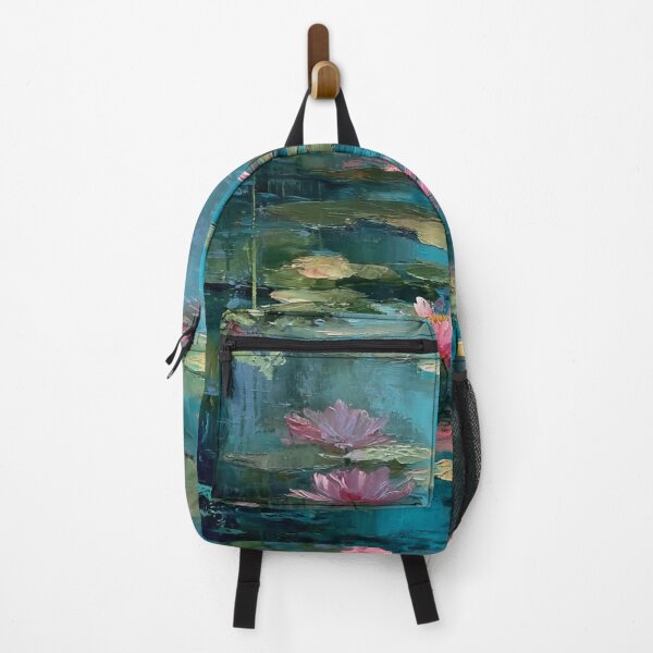Item preview, Water Lilies by Claude Monet Fan Art Watercolor Painting Vintage Botanical Floral Flowers Nature Digital Illustration designed and sold by Matt_Smith.