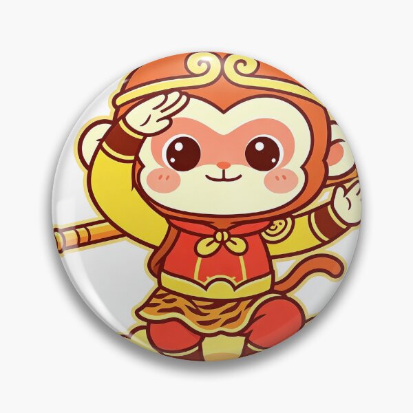 Item preview, Cute Kawaii Chibi Sun Wukong Scouting Nimbus designed and sold by DigArtis.
