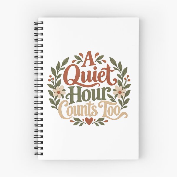 Item preview, A Quiet Hour Counts Too Botanical Type Design designed and sold by Bikivuno.