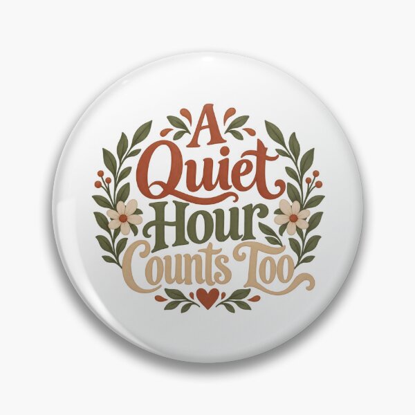 Item preview, A Quiet Hour Counts Too Botanical Type Design designed and sold by Bikivuno.