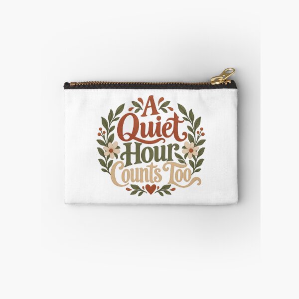 Item preview, A Quiet Hour Counts Too Botanical Type Design designed and sold by Bikivuno.