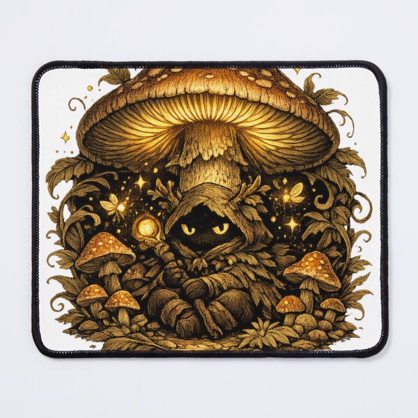 Item preview, Mushroom Guardian – Magical Forest Fantasy designed and sold by meghnad.