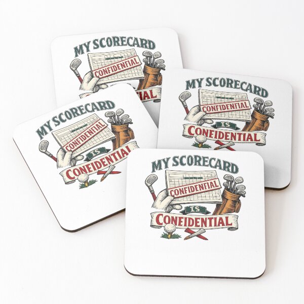 Item preview, My Scorecard Is Confidential Funny Golf designed and sold by Thanineemedia.