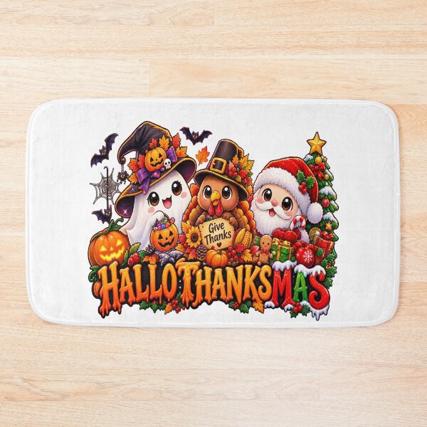 Item preview, cute Hallothanksmas designed and sold by QuiteOrbit.