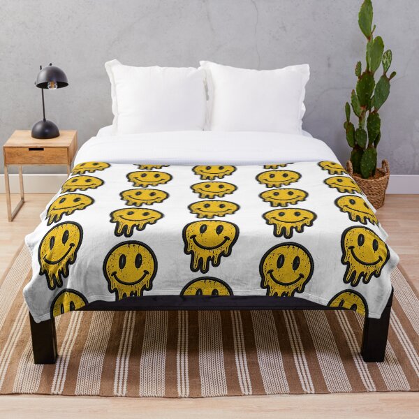 Artikelvorschau, Schmelzendes Smiley-Gesicht – Grunge-Tropfen-Happy-Gesicht entworfen und verkauft von Abidel.