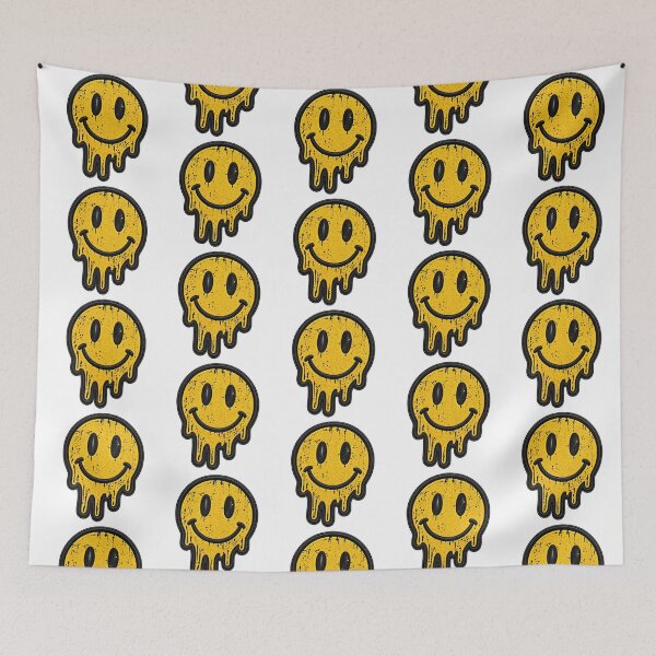 Item preview, Melting Smiley Face – Grunge Dripping Happy Face designed and sold by Abidel.
