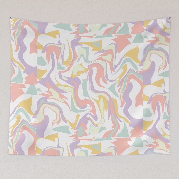 Item preview, Pastel seamless abstract pattern designed and sold by Manyart13031992.