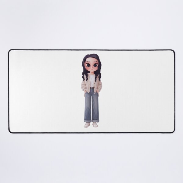 Item preview, Cozy Cardigan Vibes – Dark Hair Chibi Fashion Girl designed and sold by kitastylish.