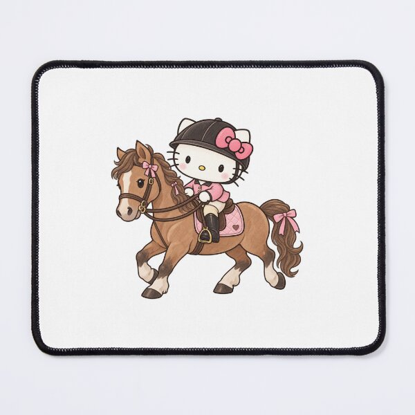 Item preview, horse riding kitty designed and sold by Jadedoodle.