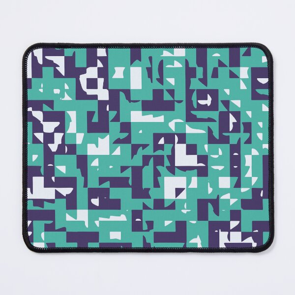 Item preview, Mint Green Camouflage Pixelate Mosaic Seamless Digital Patterns designed and sold by ShopieHome.