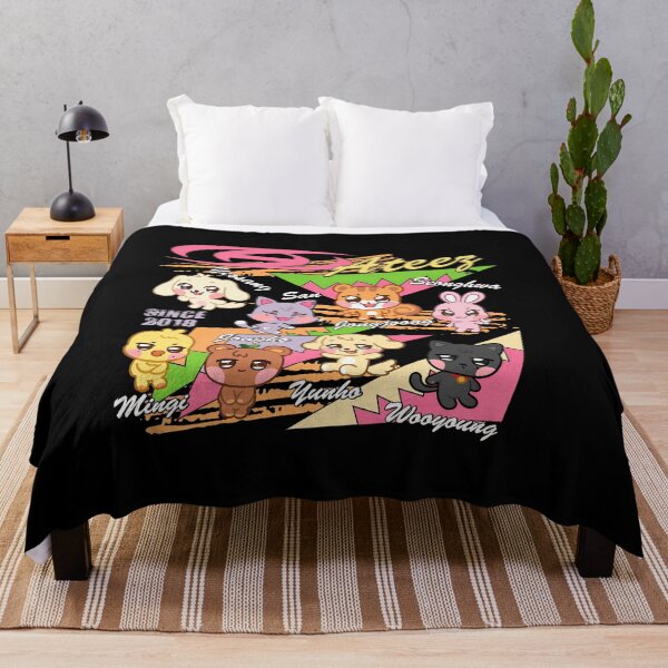 Item preview, Cute Kpop Idol Cartoon Fan designed and sold by Nishitha37.