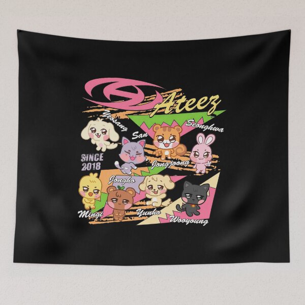 Item preview, Cute Kpop Idol Cartoon Fan  designed and sold by Nishitha37.