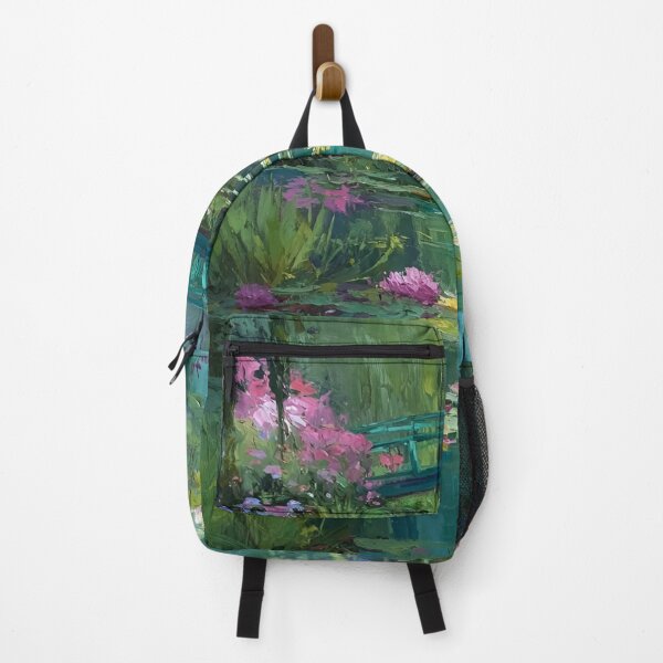 Item preview, Water Lilies by Claude Monet Fan Art Watercolor Painting Vintage Botanical Floral Flowers Nature Digital Illustration designed and sold by Matt_Smith.