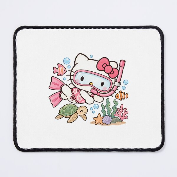 Item preview, Snorkeling kitty designed and sold by Jadedoodle.