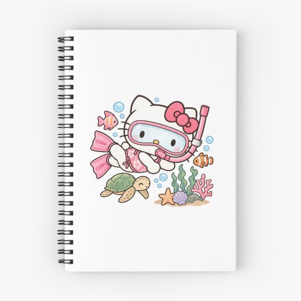 Item preview, Snorkeling kitty  designed and sold by Jadedoodle.